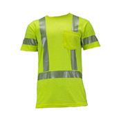 NSA Vizable FR Hi-Vis Dual Hazard T-Shirt in Hi-Vis Yellow